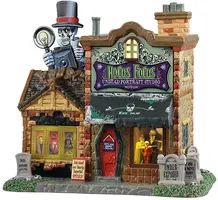 Lemax hocus focus undead portrait studio verlicht huisje Spooky Town 2025 - afbeelding 1
