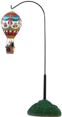 Lemax holiday cheer hot air balloon bewegend kerstdorp tafereel Santa's Wonderland 2018 - afbeelding 1