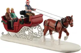 Lemax holiday sleigh ride kerstdorp tafereel 2026 - afbeelding 1