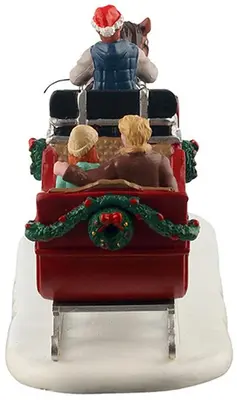 Lemax holiday sleigh ride kerstdorp tafereel 2026 - afbeelding 3