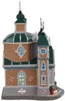 Lemax holy spirit cathedral verlichte kerk Caddington Village 2020 - afbeelding 2
