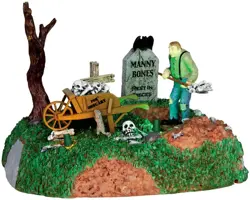 Lemax igor the grave digger bewegend tafereel Spooky Town 2014 - afbeelding 1