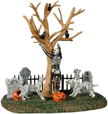 Lemax in the wrong graveyard tafereel Spooky Town 2022 - afbeelding 1