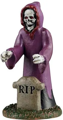Lemax inflatable reaper yard decoration halloween figuur Spooky Town 2025 - afbeelding 1