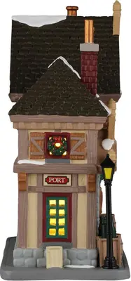 Lemax j. spritzer's holiday libations and wines verlicht kersthuisje Caddington Village 2026 - afbeelding 2