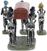 Lemax jazz funeral s/4 tafereel Spooky Town 2021 - afbeelding 4