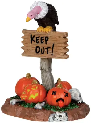Lemax keep out! accessoire Spooky Town 2012 - afbeelding 1
