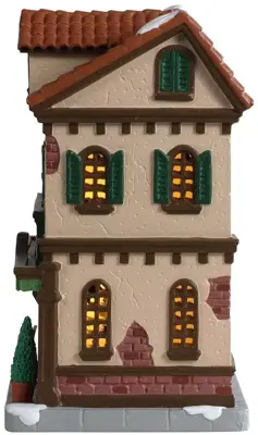 Lemax larosa's cucina verlicht kersthuisje Caddington Village 2019 - afbeelding 2
