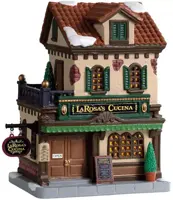 Lemax larosa's cucina verlicht kersthuisje Caddington Village 2019 - afbeelding 1