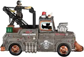 Lemax last ditch tow truck tafereel Spooky Town 2022 - afbeelding 4
