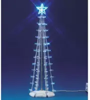 Lemax lighted silhouette tree blue verlichte boom 2007 - afbeelding 2
