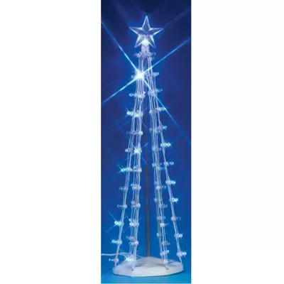 Lemax lighted silhouette tree blue verlichte boom 2007 - afbeelding 1