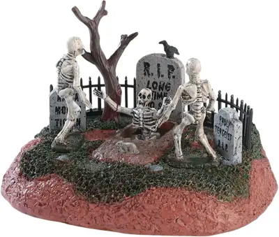 Lemax long time no see!, b/o (4.5v bewegend tafereel Spooky Town 2017 - afbeelding 1
