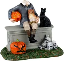 Lemax lost his head halloween figuur Spooky Town 2023 - afbeelding 1