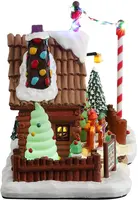 Lemax lou's tree farm kersthuisje Sugar 'N' Spice 2023 - afbeelding 2