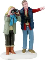 Lemax lovebirds kerstdorp figuur type 2 Vail Village 2024 - afbeelding 1