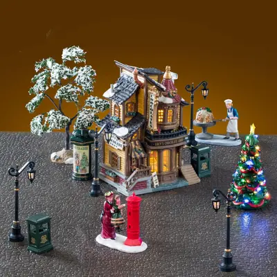 Lemax lucy's chocolate shop set Caddington Village 2025 - afbeelding 1