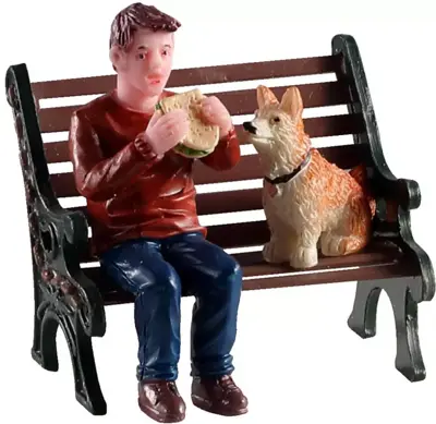 Lemax lunchbreak buddy kerstdorp figuur type 2 2020 - afbeelding 1