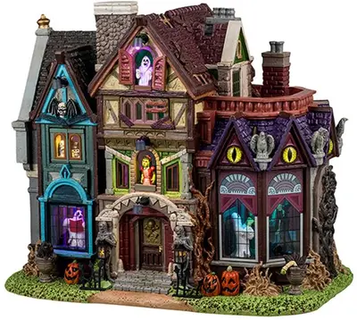 Lemax madness manor verlicht huisje Spooky Town 2025 - afbeelding 1