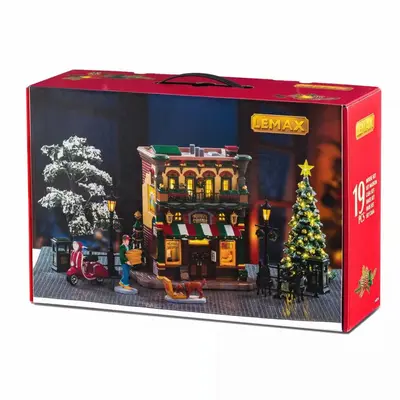 Lemax mario's pizzeria & bistro set Caddington Village 2026 - afbeelding 2