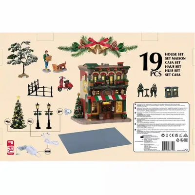 Lemax mario's pizzeria & bistro set Caddington Village 2026 - afbeelding 3