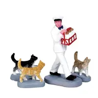 Lemax merry milkman s/4 kerstdorp figuur type 3 Jukebox Junction 2017 - afbeelding 1
