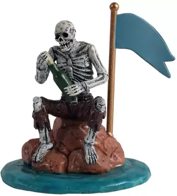 Lemax message in a bottle halloween figuur Spooky Town 2021 - afbeelding 1