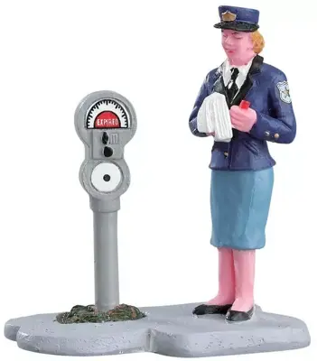 Lemax meter maid kerstdorp figuur type 2 Caddington Village 2017 - afbeelding 1