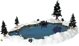 Lemax mill pond kerstdorp accessoire 1999 - afbeelding 1