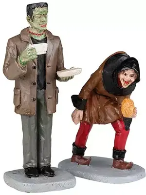 Lemax monster coffee break s/2 halloween figuur Spooky Town 2022 - afbeelding 1