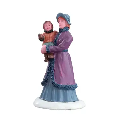 Lemax morning stroll kerstdorp figuur type 2 Caddington Village 2017 - afbeelding 1