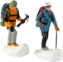 Lemax mountaineers, set of 2 kerstdorp figuur type 3 Vail Village 2023 - afbeelding 1