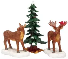 Lemax mr and mrs moose s/3 kerstdorp figuur type 3 2003 kopen?