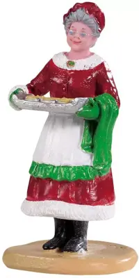 Lemax mrs. claus cookies kerstdorp figuur type 1 Caddington Village 2019 - afbeelding 1
