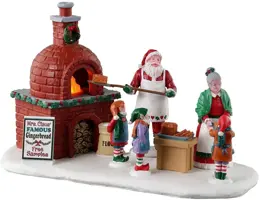 Lemax mrs. claus' gingerbread bake verlicht kerstdorp tafereel Santa's Wonderland 2023 - afbeelding 1