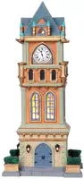 Lemax municipal clock tower verlicht kersthuisje Caddington Village 2010 - afbeelding 1