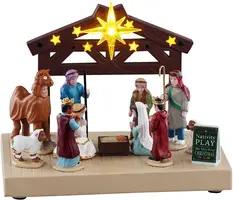 Lemax nativity play verlicht kerstdorp tafereel 2026 kopen?