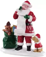 Lemax naughty or nice santa kerstdorp figuur type 3 Santa's Wonderland 2019 - afbeelding 1