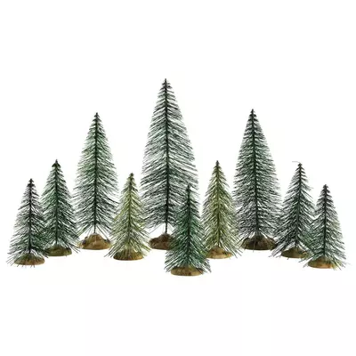 Lemax needle pine trees kerstdorp accessoire 2018 - afbeelding 1