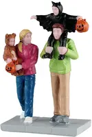 Lemax neighborhood trick-or-treaters halloween figuur Spooky Town 2025 - afbeelding 1