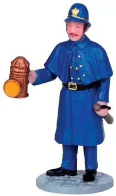 Lemax nighttime patrol kerstdorp figuur type 1 Caddington Village 2011 - afbeelding 1