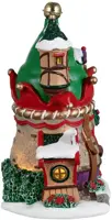 Lemax no. 2 elf lane verlicht kerstdorp tafereel Santa's Wonderland 2022 - afbeelding 2