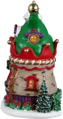 Lemax no. 2 elf lane verlicht kerstdorp tafereel Santa's Wonderland 2022 - afbeelding 4