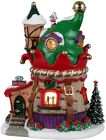 Lemax no. 2 elf lane verlicht kerstdorp tafereel Santa's Wonderland 2022 - afbeelding 3