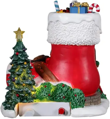 Lemax no. 3 elf lane verlicht kerstdorp tafereel Santa's Wonderland 2022 - afbeelding 4