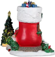 Lemax no. 3 elf lane verlicht kerstdorp tafereel Santa's Wonderland 2022 - afbeelding 2