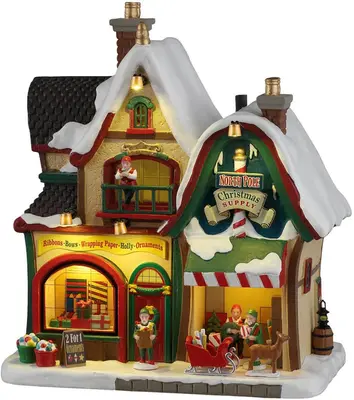 Lemax north pole christmas supply verlicht kersthuisje Santa's Wonderland 2026 - afbeelding 1