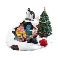 Lemax north pole hot springs kerstdorp tafereel Santa's Wonderland 2018 - afbeelding 2