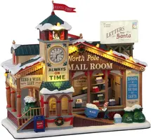 Lemax north pole mail room bewegend kersthuisje Santa's Wonderland 2021 - afbeelding 1