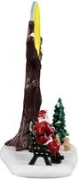 Lemax north pole romance verlicht kerstdorp tafereel Santa's Wonderland 2025 - afbeelding 2